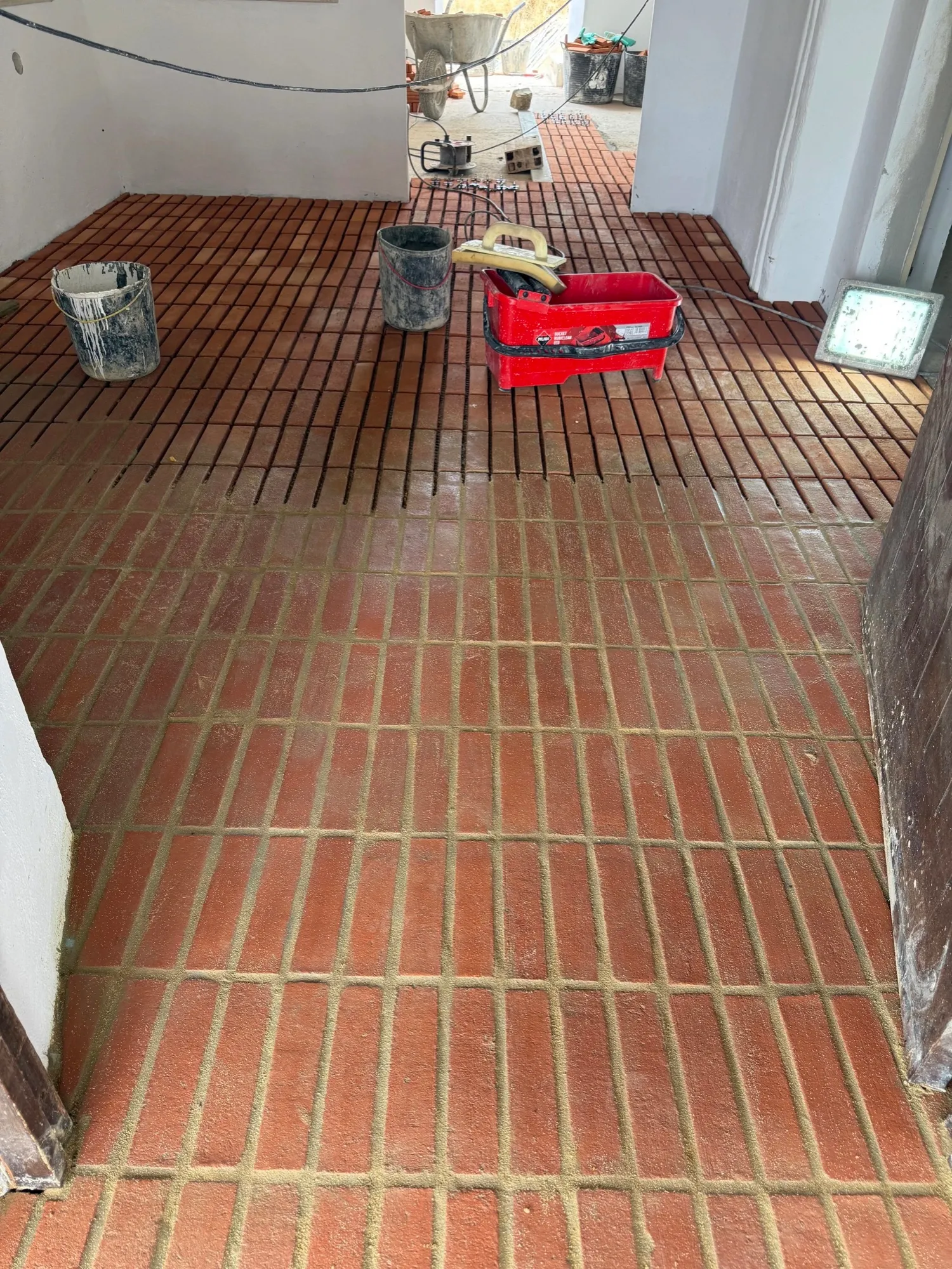 Terracotta floor